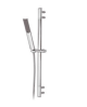 REMER SLIDE RAIL SET WITH MINIMAL OVAL ROD  HANDSHOWER CHROME