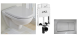 JIKA LYRA WALL HUNG/TANK/FLUSH PLATE (COMPLETE SET)