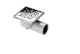 FLOOR DRAIN/HORIZ/SUNLIGHT BLACK/10X10CM