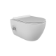  CITY RIMLESS WALLHUNG WC PAN/BELLA SLIM SEAT & COVER SLOW CLOSE+CONCEAL TANK+ FLUSH ACTUATOR PLATE/WHITE