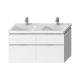 CUBITO VANITY UNIT WITH 4 DRAWERS FOR DOORS 120X45CM