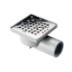 DENIZ FLOOR DRAIN/HORIZ/PITICARE FINISH/10X10CM