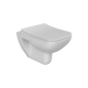  DURU WALLHUNG W.C + PP SLIM SEAT & COVER+CONCEAL TANK+ FLUSH ACTUATOR PLATE/WHITE