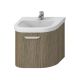 DEEP WASHBASIN/ VANITY UNIT 55X42CM /GOLD OAK