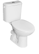 NEO FLOORSTANDING WC/ HORIZONTAL OUTLET WITH THERMOPLAST SEAT COVER