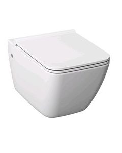 PURE WALL HUNG WATER CLOSET+ SLIM SEAT & COVER/SOFT CLOSE