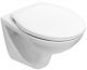 JIKA DINO WALL HUNG WC: WHITE FLUSH PLATE+SLOW CLOSE SEAT AND COVER+CONCEALED TANK